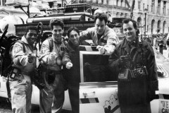 Ernie Hudson, Harold Ramis, Ivan Reitman, Dan Aykroyd, Bill Murray - GHOSTBUSTERS (1984)