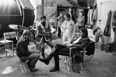 Mark Hamill, George Lucas, Carrie Fisher, Harrison Ford - STAR WARS (1977)