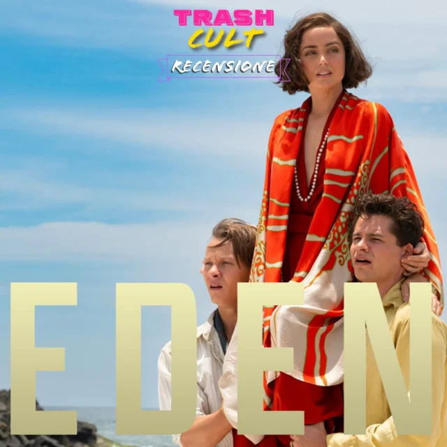 Temptation Island ma con i fucili..
*****************************************

EDEN di Ron Howard (2025)

Anni 30. Un gruppo di persone decide di trasferirsi alle isole Galapagos, ma la convivenza sarà piuttosto complicata.

Il Signore delle iguane. Trasferirsi in paradiso per abbandonare costrizioni e malanni della borghesia. Sole, mare, natura e la voglia di cambiare vita. Ma si sa, l’essere umano nasconde sempre un lato oscuro che può trasformare il paradiso in un inferno. Il bravo artigiano Ron Howard ci racconta una misteriosa (e oscura) storia vera a metà strada tra i romanzi di Golding e Ballard e il cinema thriller-avventuroso. Visione antropologica di un nucleo di persone immerse nella giungla tra uomini con fucile e donne manipolatrici. Howard e il suo cast si divertono nel far giocar sporco i loro protagonisti, tra cani selvatici, denti di ferro, ricatti psicologici, fame, maiali, sesso, hotel utopistici e nuove bibbie. Jude Law, medico sdentato e affamato, Vanessa Kirby, amante malata e rassegnata, Ana De Armas, baronessa tentatrice, Sydney Sweeney, giovane (e ultima?) speranza per l’umanità. Scorrevole e piacevole. Da vedere per capire chi siamo veramente.

#Eden #RonHoward #JudeLaw #Anadearmas #VanessaKirby #SydneySweeney #trashcult #trashcultdotcom www.trashcult.com